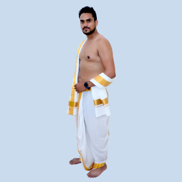 Yogeshwar Dhoti Gamcha set Swanurag