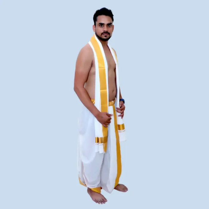 Yogeshwar Dhoti Gamcha set Swanurag